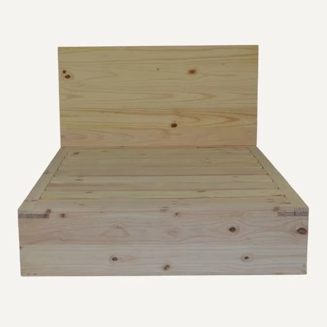 Bed with Headboard