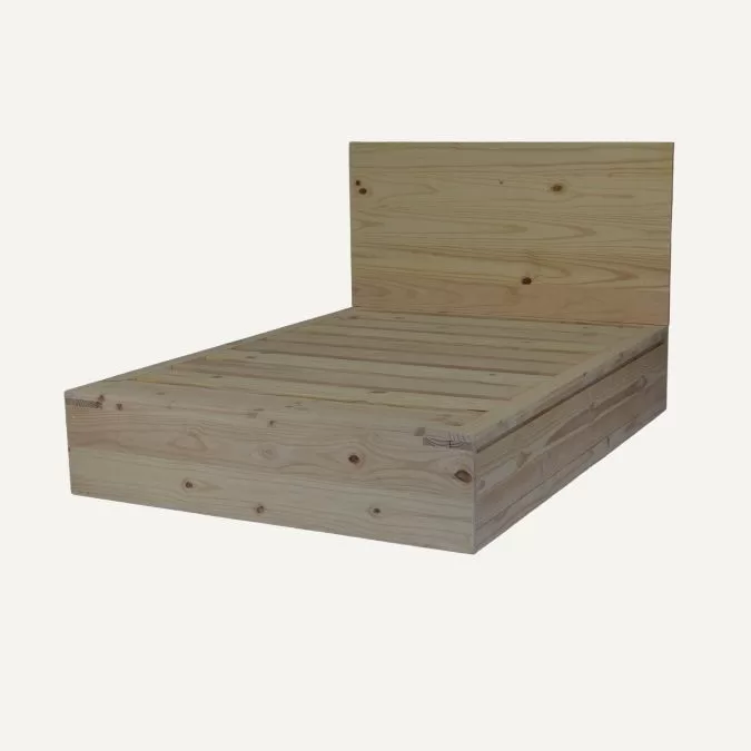 Bed with Headboard