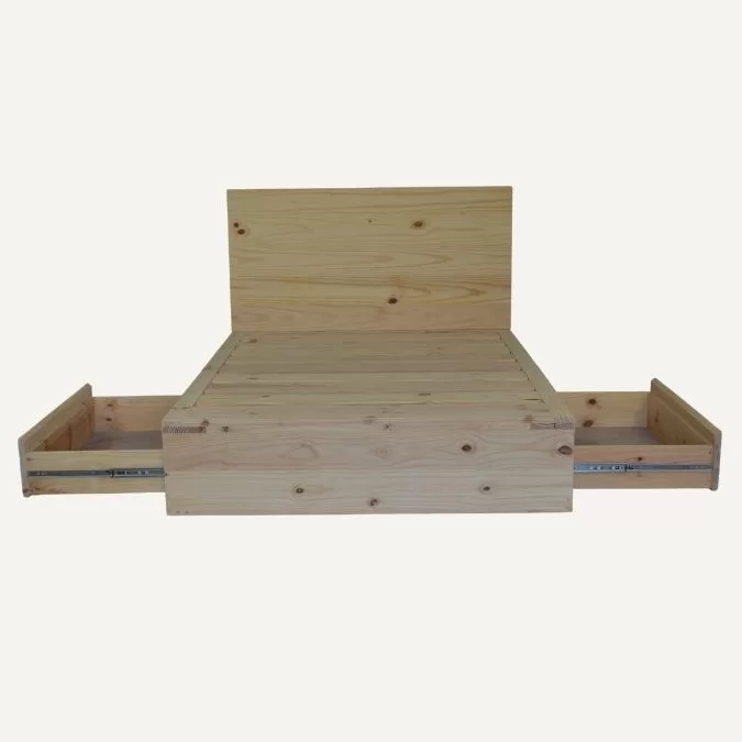Bed with Headboard