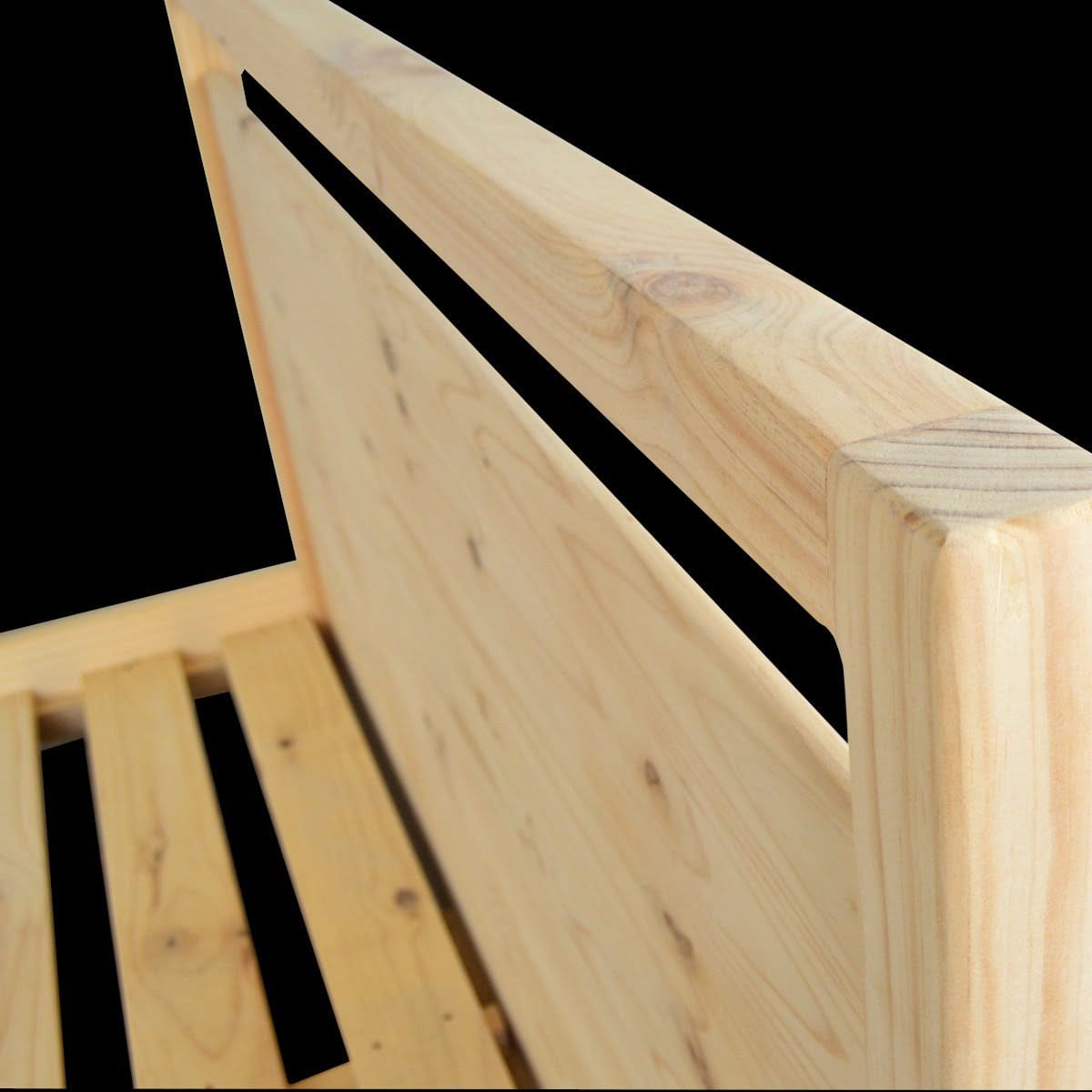 Kama Bed with Headboard - Crafted from Premium SA Pine - Image 4