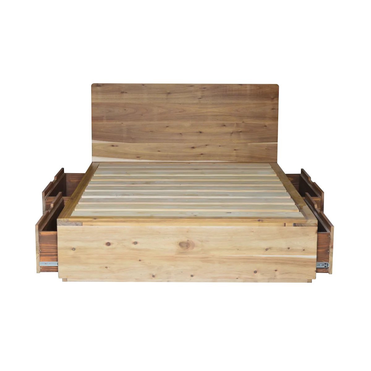 Khan Bed Black Wood