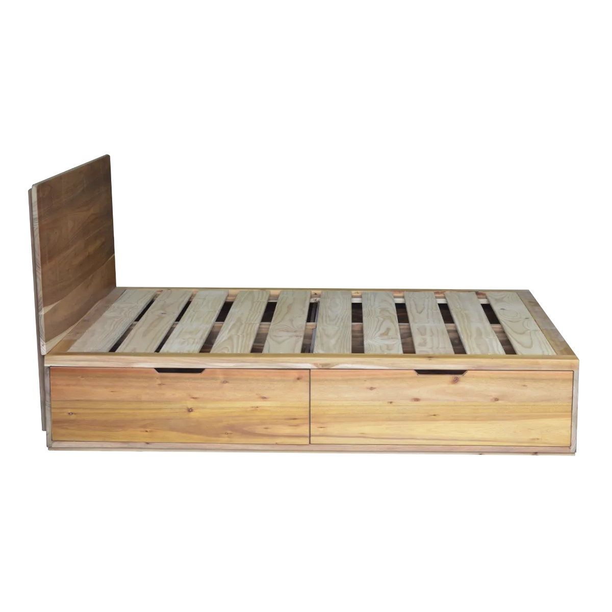 Khan Bed Black Wood