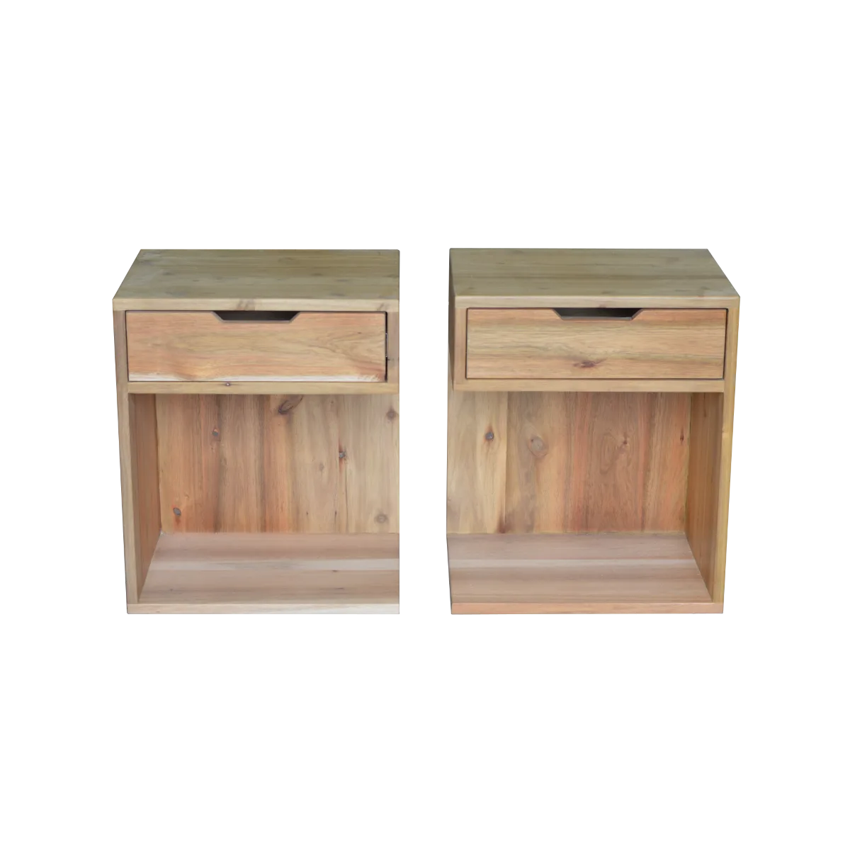 Khan Side Table Black Wood