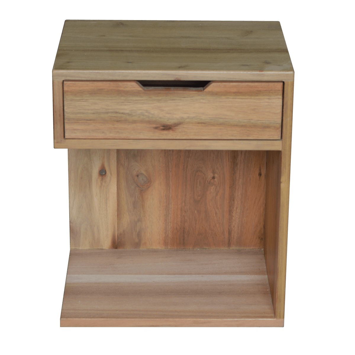 Khan Side Table Black Wood