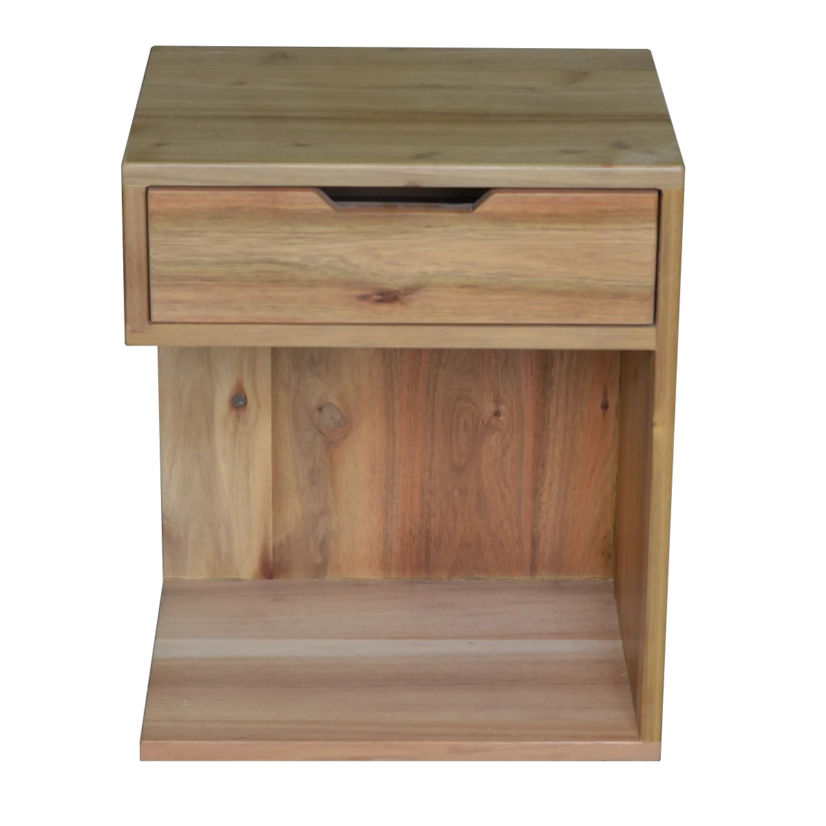 Khan Side Table Black Wood