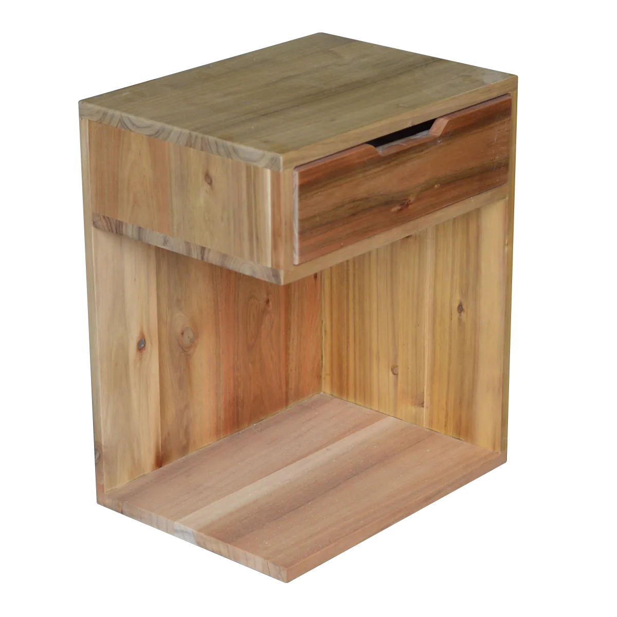 Khan Side Table Black Wood