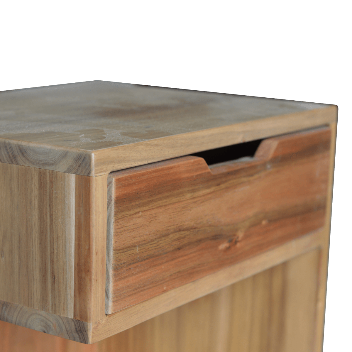 Khan Side Table Black Wood