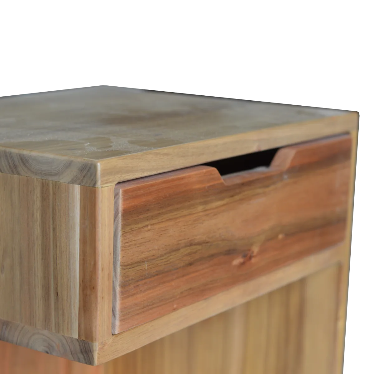Khan Side Table Black Wood