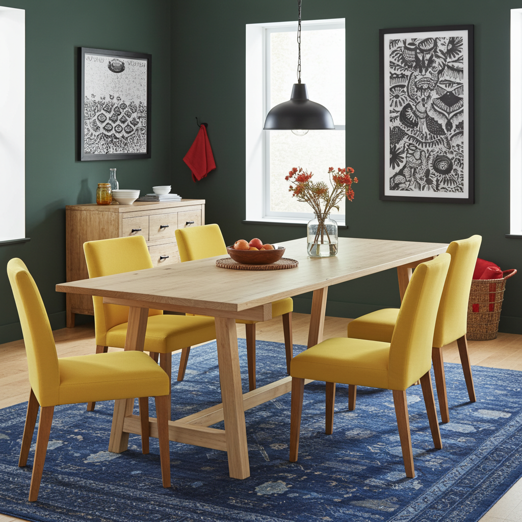 Khumbo Pine Dining Table - Crafted from Premium SA Pine