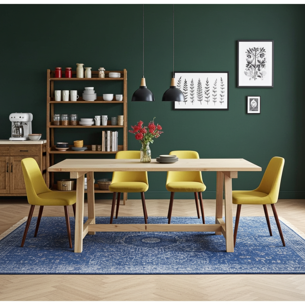 Khumbo Pine Dining Table - Crafted from Premium SA Pine - Image 2