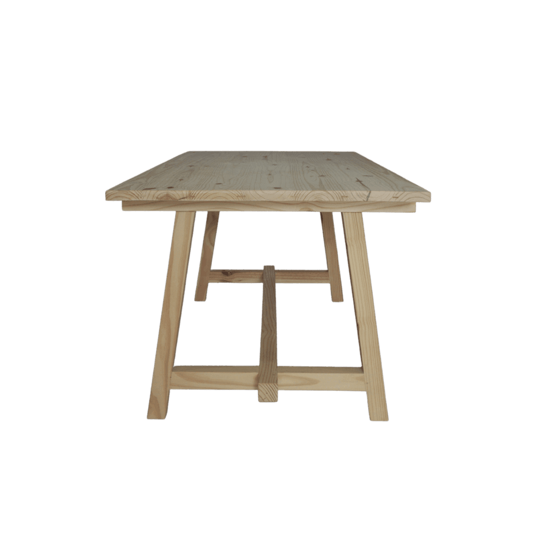 Khumbo Pine Dining Table - Crafted from Premium SA Pine - Image 4