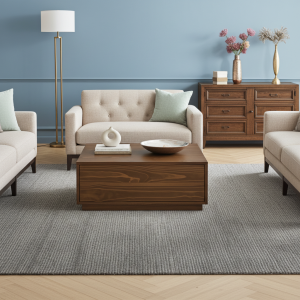 Rosmary Pine Coffee Table With Drawers