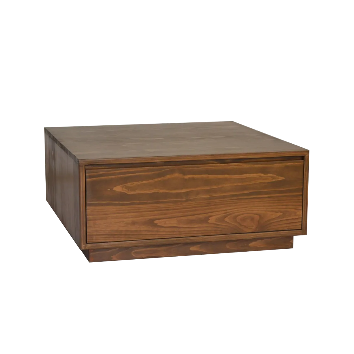 Rosmary Pine Coffee Table With Drawers - Image 5