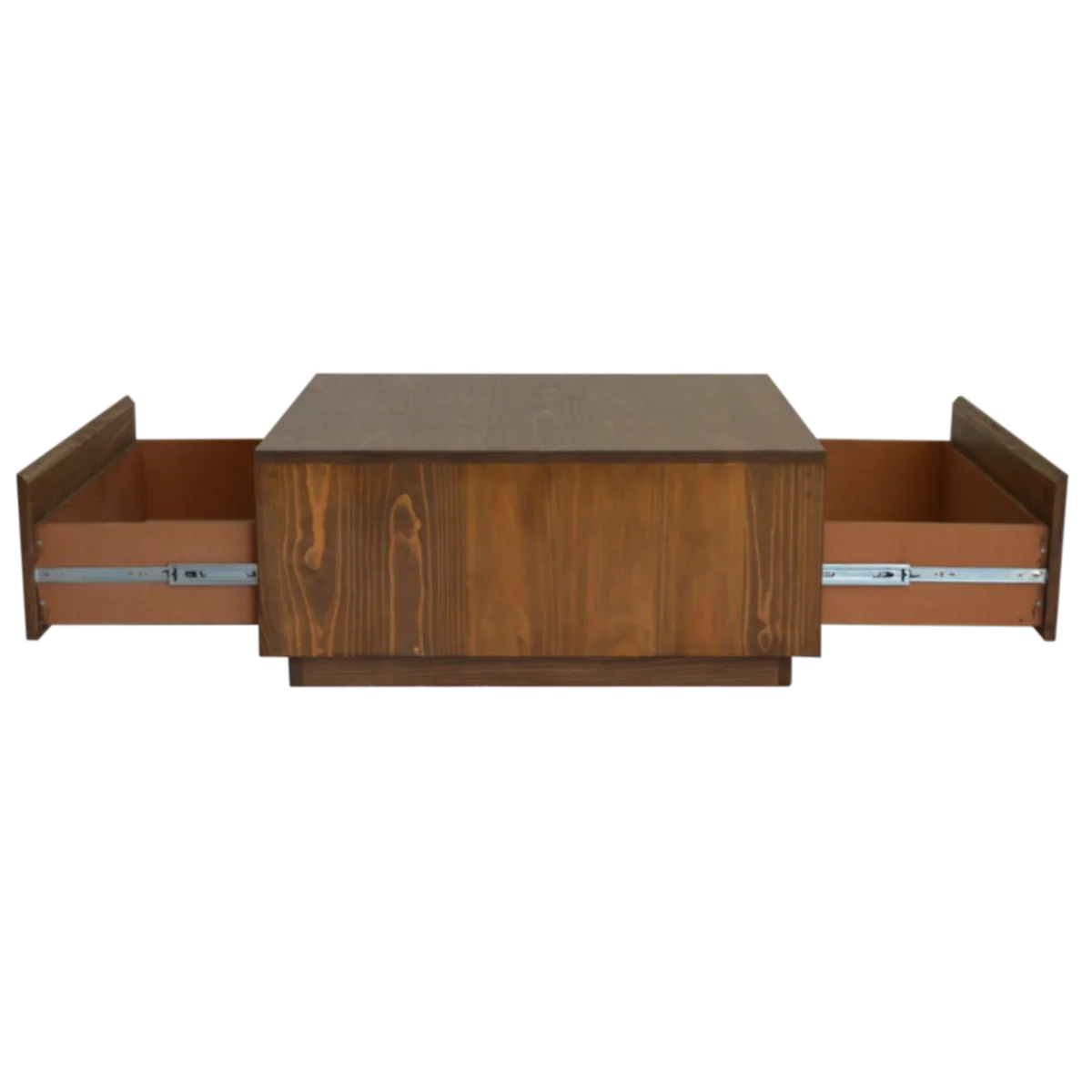 Rosmary Pine Coffee Table With Drawers - Image 3