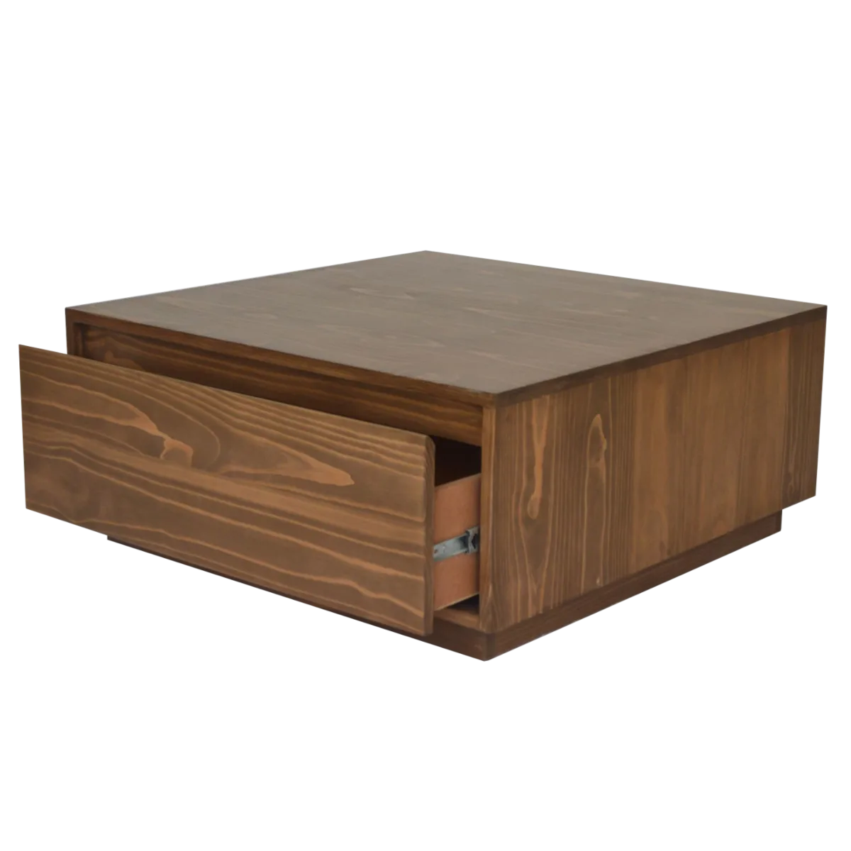 Rosmary Pine Coffee Table With Drawers - Image 2