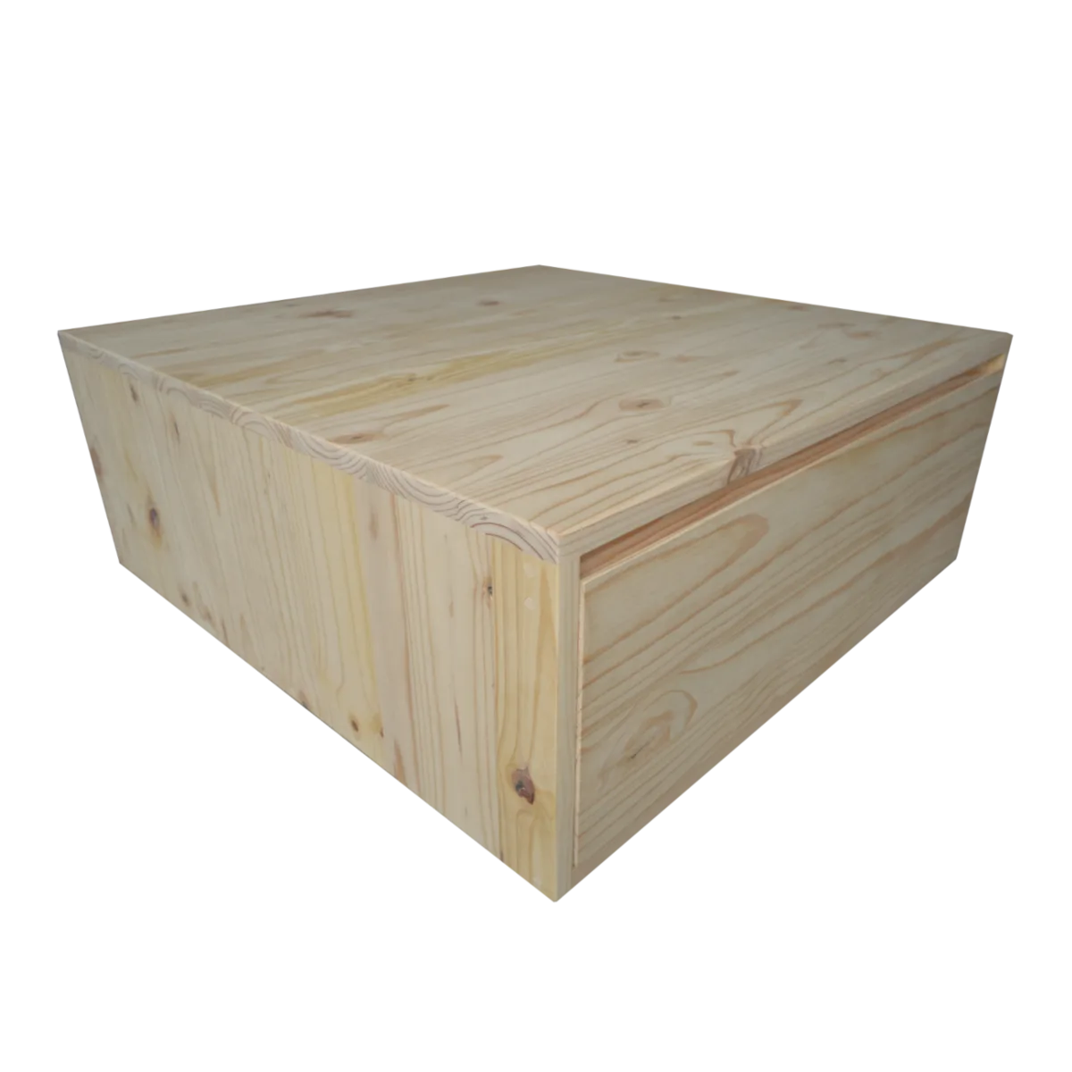 Rosmary Pine Coffee Table With Drawers - Image 11