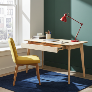 Office Desk With Drawers - Crafted From Premium SA Pine