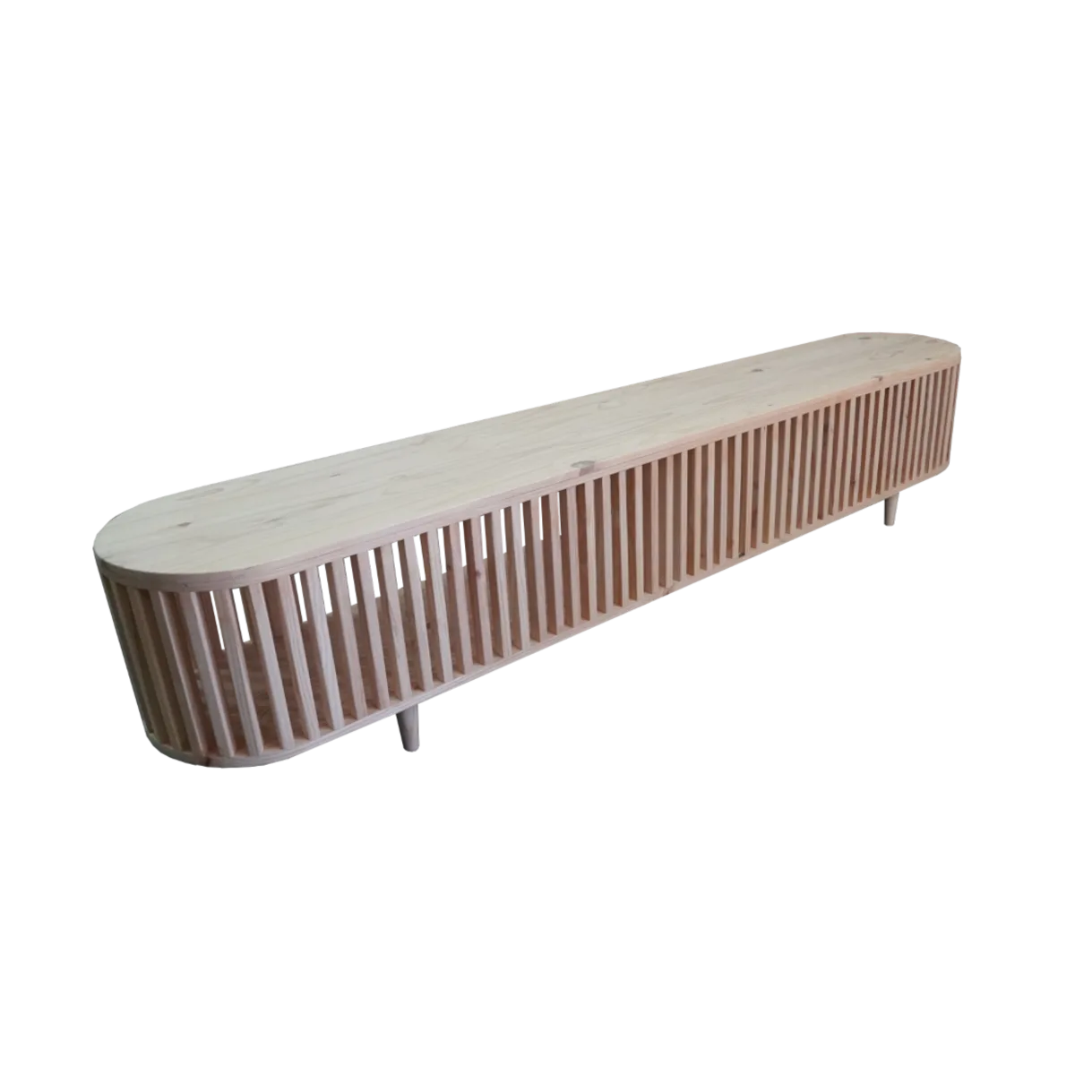 Slated TV Stand - Image 8
