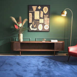 Slated TV Stand