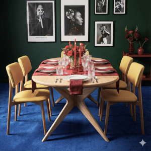 Solid wood Imbizi Oval Dining Table