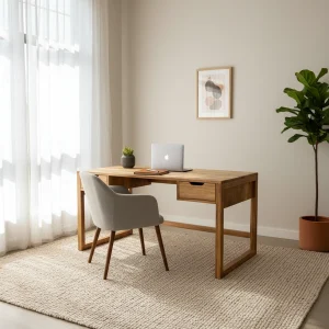 The Baobab Slim Desk — lifestyle scene