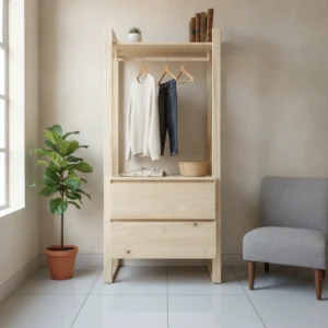Open Closet With Chest — lifestyle scene